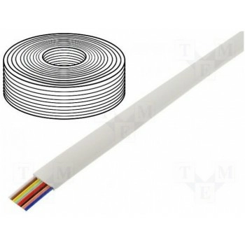 Провод телефонный многопров Goobay TEL-008CCA-WH-100