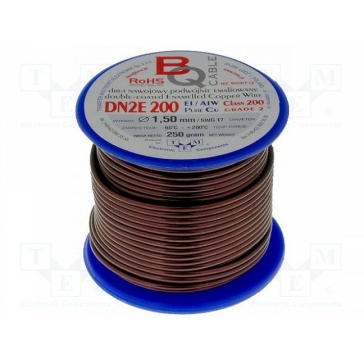 Обмоточный BQ CABLE DN2E1.500.25 (DN2E1.50-0.25)
