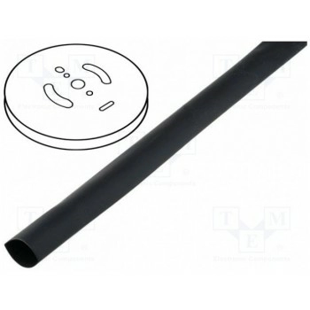Термоусадочная трубка с клеем CYG CB-DWT2.4-BK