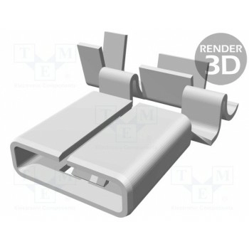 Наконечник плоский 6,35мм TE Connectivity 1544113-1