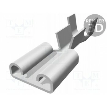 Наконечник плоский 6,3мм TE Connectivity 280001-9