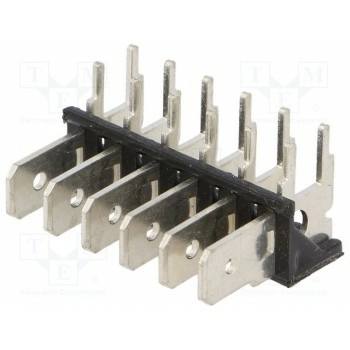 Наконечник плоский 6,4мм KEYSTONE 7806