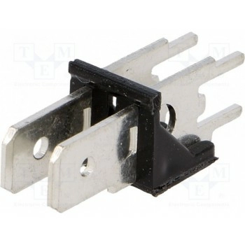 Наконечник плоский 6,3мм KEYSTONE 7812