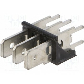 Наконечник плоский 6,3мм KEYSTONE 7813