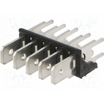 Наконечник плоский 6,3мм KEYSTONE 7815