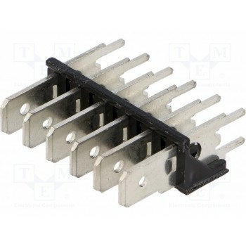 Наконечник плоский 6,3мм KEYSTONE 7816