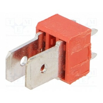 Наконечник плоский 6,4мм KEYSTONE 7817