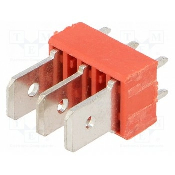 Наконечник плоский 6,4мм KEYSTONE 7818