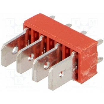 Наконечник плоский 6,4мм KEYSTONE 7819