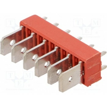 Наконечник плоский 6,4мм KEYSTONE 7821