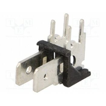 Наконечник плоский 6,4мм KEYSTONE 7822
