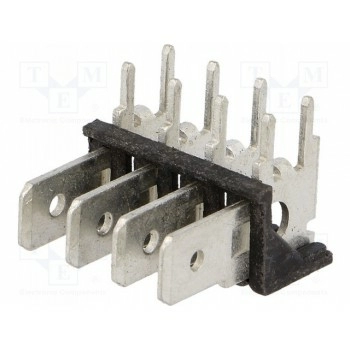 Наконечник плоский 6,4мм KEYSTONE 7824