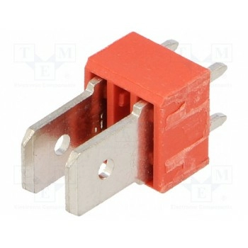 Наконечник плоский 6,4мм KEYSTONE 7827