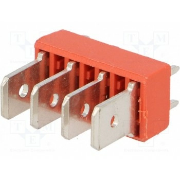 Наконечник плоский 6,4мм KEYSTONE 7829