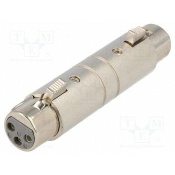 Соединитель xlr "мама",с обеих сторон AMPHENOL AC3F3FW