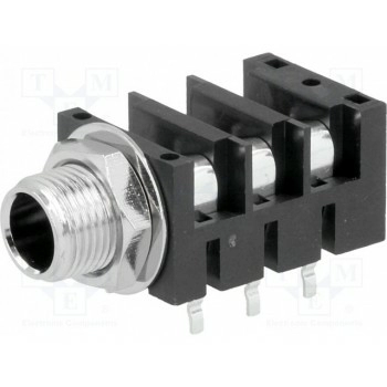 Гнездо jack 6,35мм AMPHENOL ACJS-MHDRM