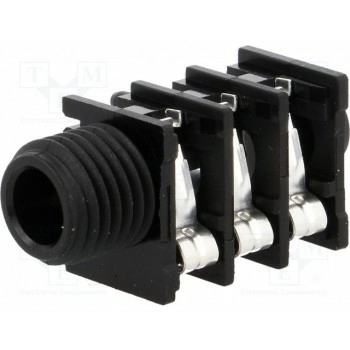 Гнездо jack 6,35мм AMPHENOL ACJS-MHOP
