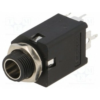 Гнездо jack 6,35мм AMPHENOL ACJS-MIV-3S