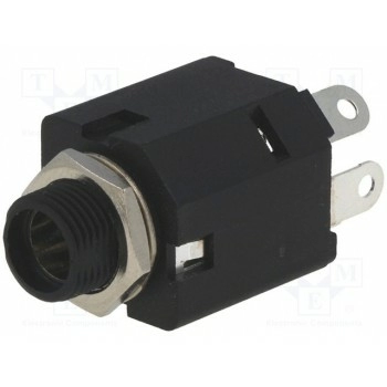 Гнездо jack 6,35мм AMPHENOL ACJS-MIVS-3S