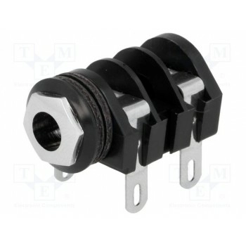 Гнездо jack 6,35мм CLIFF S4BNB (CL1298A)