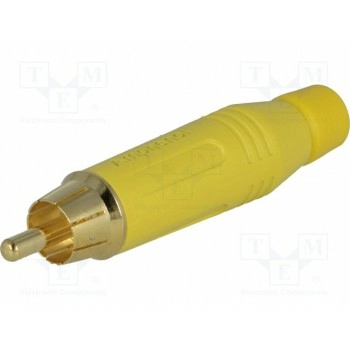 Вилка rca AMPHENOL ACPR-YEL