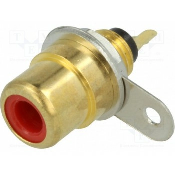 Гнездо rca LUMBERG BTO 1 V ROT