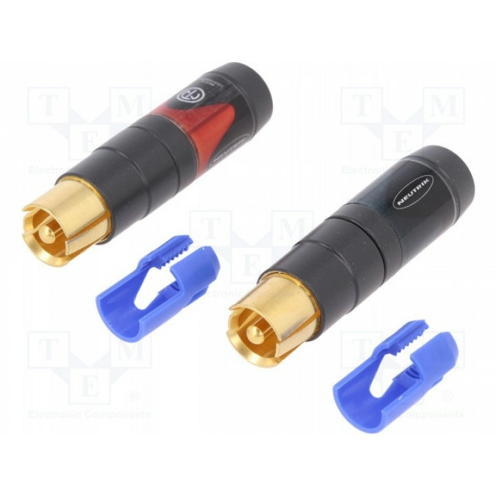 Вилка rca NEUTRIK NF2C-B2 (NTR-NF2C-B/2)