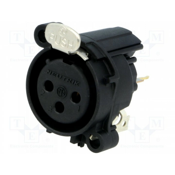 Гнездо xlr NEUTRIK NC3FAV1 (NTR-NC3FAV1)