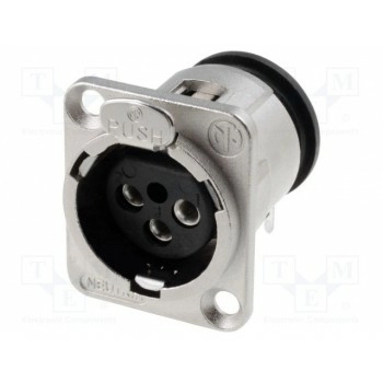 Гнездо xlr NEUTRIK NC3FD-H