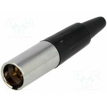 Вилка xlr mini AMPHENOL AG3M