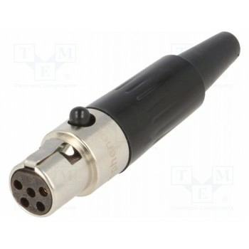 Вилка xlr mini AMPHENOL AG5F
