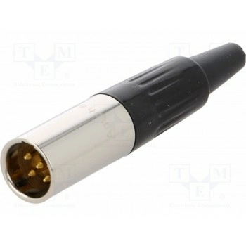 Вилка xlr mini AMPHENOL AG5M