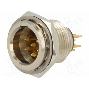 Гнездо xlr mini AMPHENOL AG6MCC