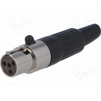 Вилка xlr mini NINIGI MXLR-4G