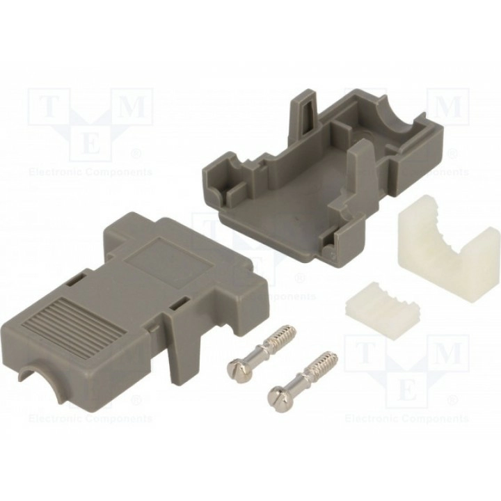 Корпус для разъемов d-sub d-sub 9pin, d-sub hd 15pin ENCITECH 2360-0101-11 (CCOV09-SN-LG)