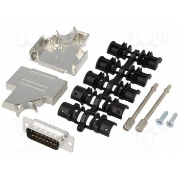 D-sub pin 15 ENCITECH D45ZK15-DBP-K