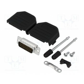 D-sub hd pin 26 ENCITECH DPPK15-BK-HDP-K