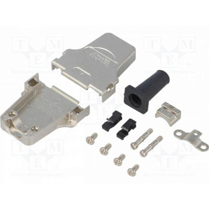 Корпус для разъемов d-sub d-sub 15pin, d-sub hd 26pin CONNFLY DS1047-03-15M2BS (DS1047-03-15M2BS)
