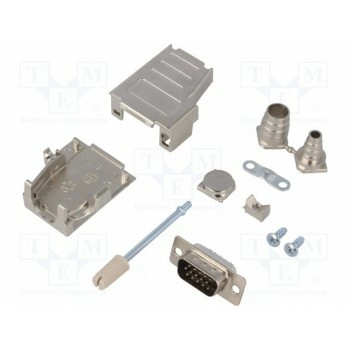 D-sub hd pin 9 ENCITECH DSSK09-M-HDP15-K