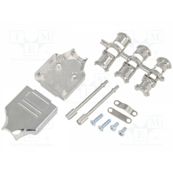 Корпус для разъемов d-sub d-sub 9pin, d-sub hd 15pin ENCITECH MHDM09-K (MHDM09-K)