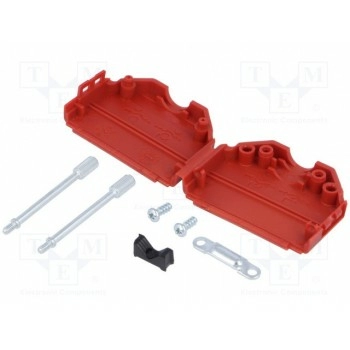 Корпус для разъемов d-sub d-sub 25pin,d-sub hd 44pin MH CONNECTORS MHDPPK25-R-K