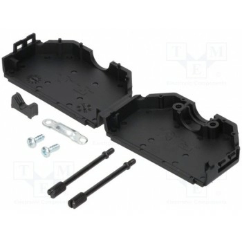 Корпус для разъемов d-sub d-sub 50pin,d-sub hd 78pin MH CONNECTORS MHDPPK50-K
