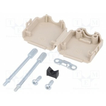 Корпус для разъемов d-sub d-sub 9pin,d-sub hd 15pin MH CONNECTORS MHDPPK9-LG-K