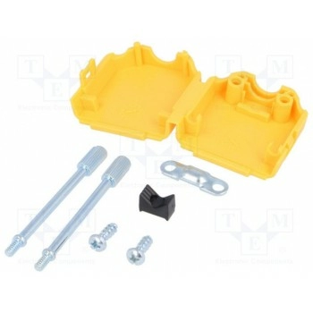 Корпус для разъемов d-sub d-sub 9pin,d-sub hd 15pin MH CONNECTORS MHDPPK9-Y-K