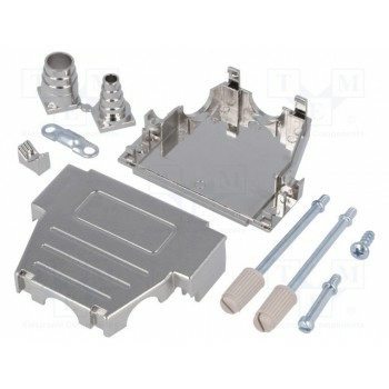 Корпус для разъемов d-sub d-sub 25pin,d-sub hd 44pin MH CONNECTORS MHDSSK-M-25-L-K