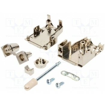 Корпус для разъемов d-sub d-sub 9pin,d-sub hd 15pin MH CONNECTORS MHDSSK-M-9-L-K