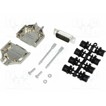 D-sub pin 15 MH CONNECTORS MHDTPK15-DB15P-K