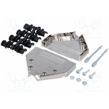Корпус для разъемов d-sub d-sub 37pin,d-sub hd 62pin MH CONNECTORS MHDTPK37-K