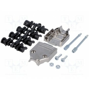 Корпус для разъемов d-sub d-sub 9pin,d-sub hd 15pin MH CONNECTORS MHDTPK9-K