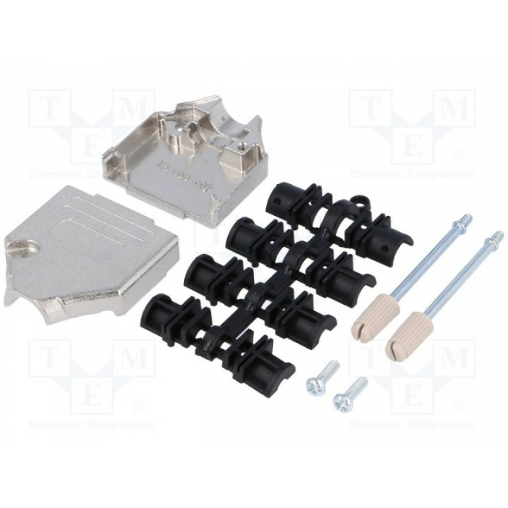 Корпус для разъемов d-sub d-sub 15pin, d-sub hd 26pin MH CONNECTORS MHDTZK15-RA-PC-K (MHDTZK15-RA-PC-K)